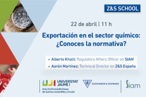 Z&S SCHOOL. Exportación en el sector químico: ¿conoces la normativa?
