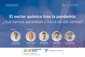 Z&S SCHOOL: El sector químico tras la pandemia: ¿qué hemos aprendido y hacia dónde vamos?