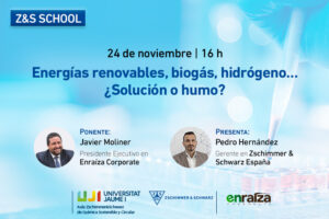 Z&S SCHOOL. Energías renovables, biogás, hidrógeno… ¿Solución o humo?
