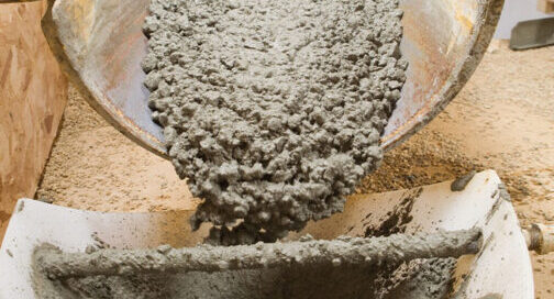 hormigonera con quimicos para construccion