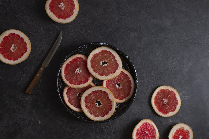 Cerámica para encimeras de cocina con pomelos