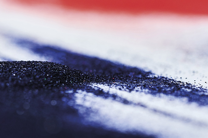 Granilla cerámica de color azul para productos ceramicos