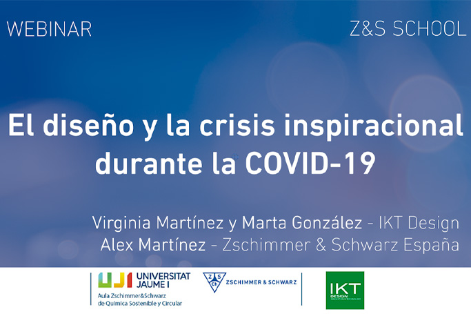 Banner promocional "El diseño y la crisis inspiracional durante la COVID-19"