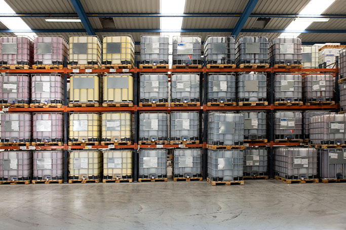 almacén de envases en Zschimmer & Schwarz España