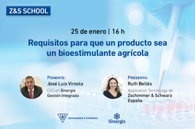 José Luis Virosta y Ruth Bellés ofrecen el webinar "Requisitos para que tu producto sea un bioestimulante agrícola"
