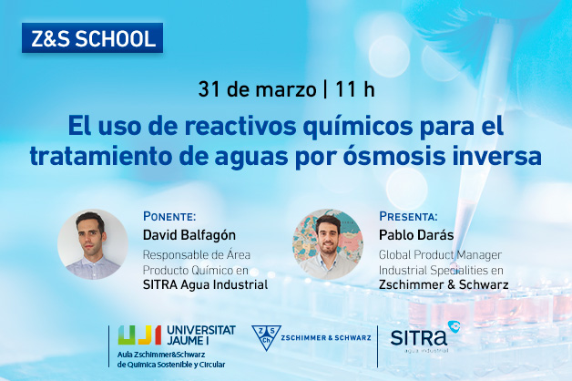 Webinar "El uso de reactivos químicos para el tratamiento de aguas por ósmosis inversa"